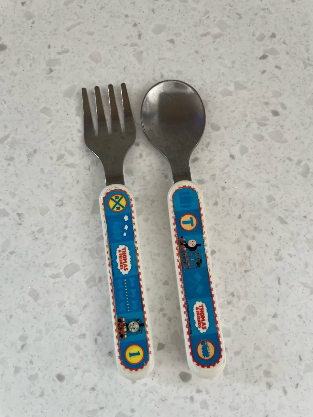 Thomas & Friends Train Flatware Set Toddler Spoon Fork Girls Boys Silverware